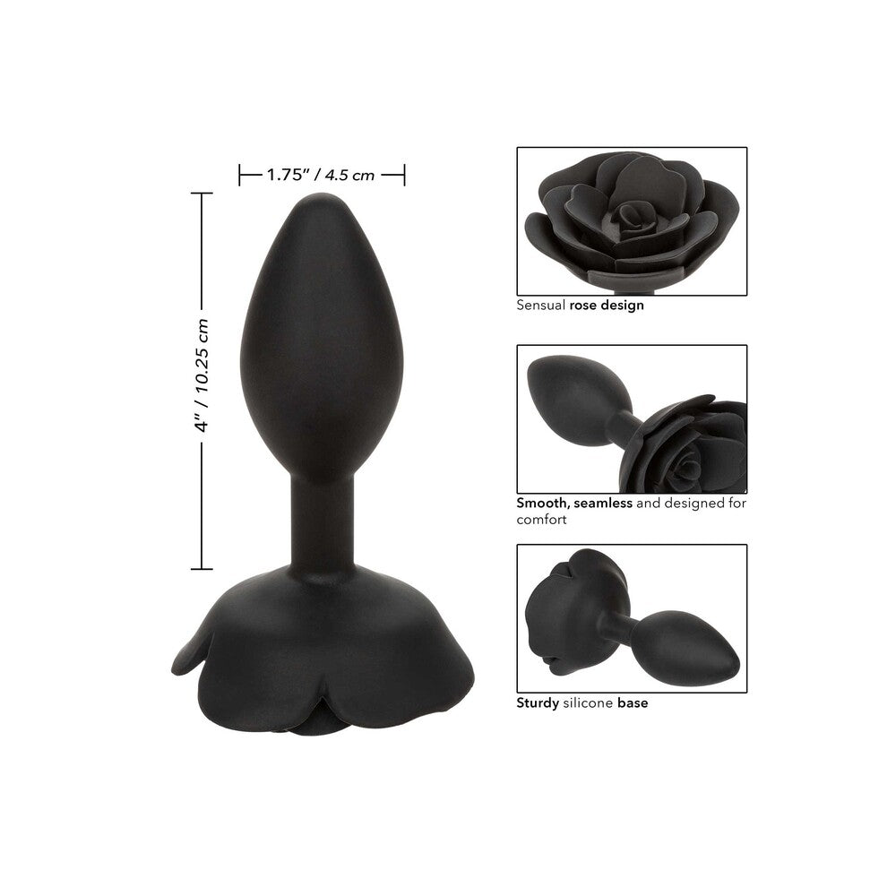 Tapón anal con forma de rosa grande Forbidden de CalExotics