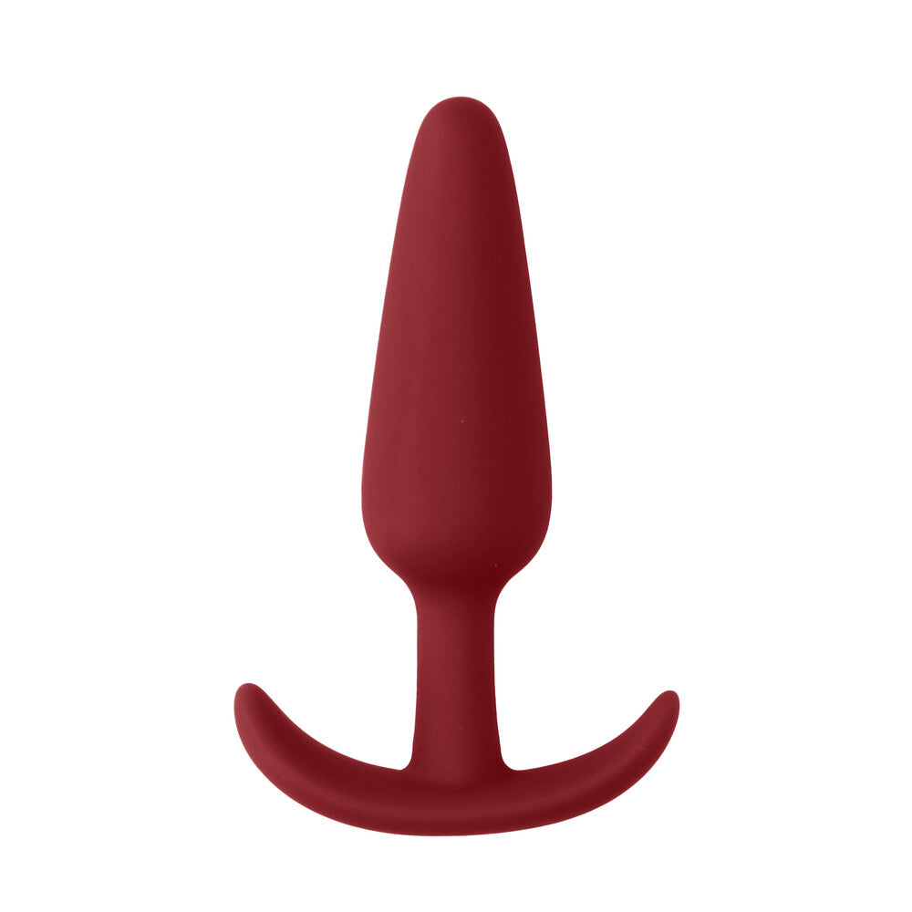 Plug anal fin taille débutant rouge