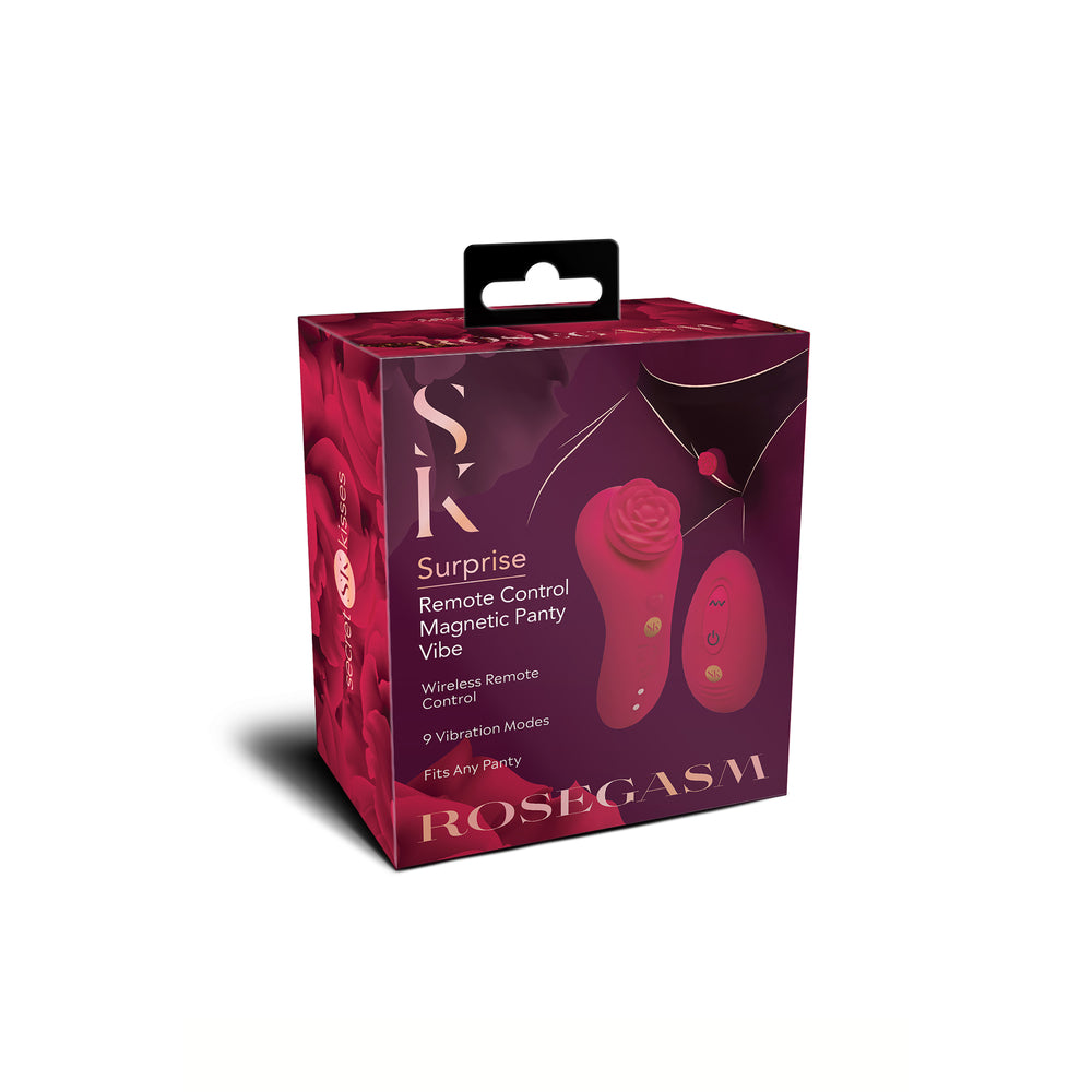 Vibrador para bragas Secret Kisses Rosegasm Rose Surprise