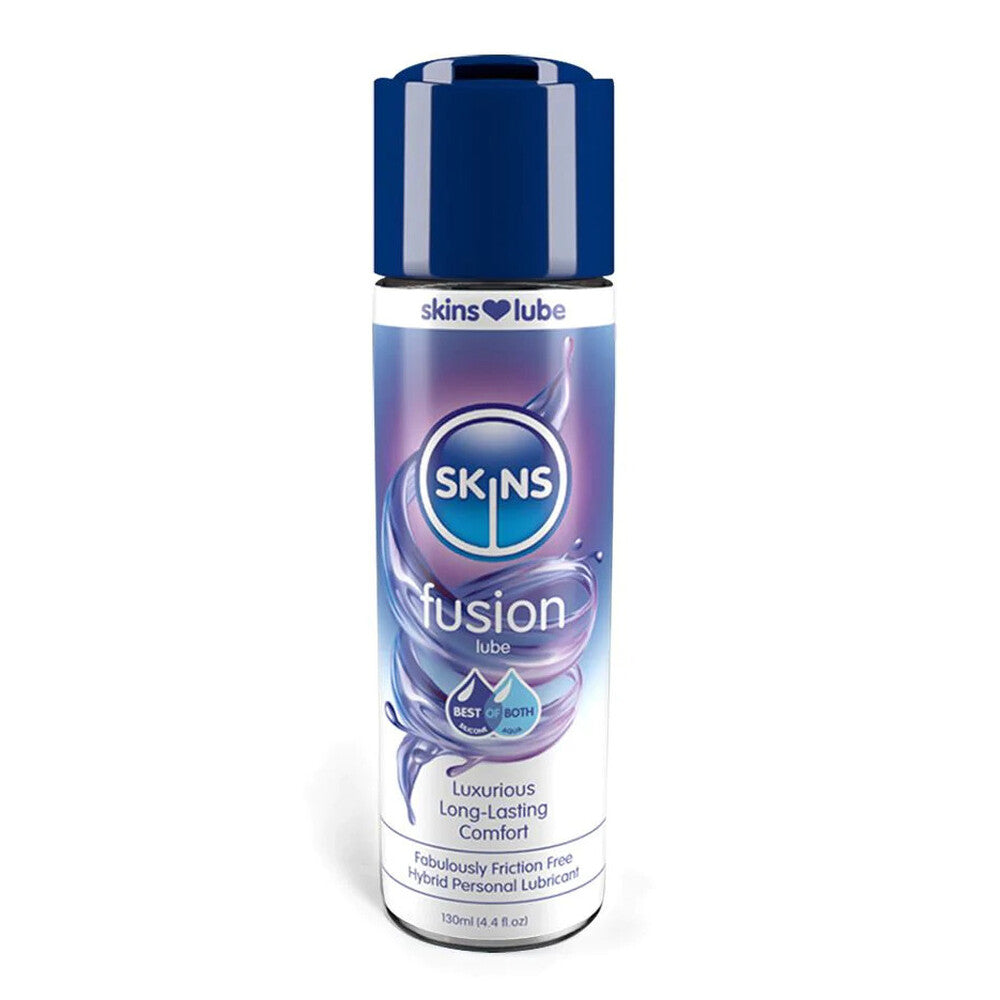 Lubricante híbrido de silicona y agua Skins Fusion 130 ml