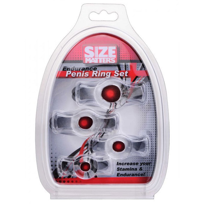 Juego de anillos para el pene Size Matters Endurance