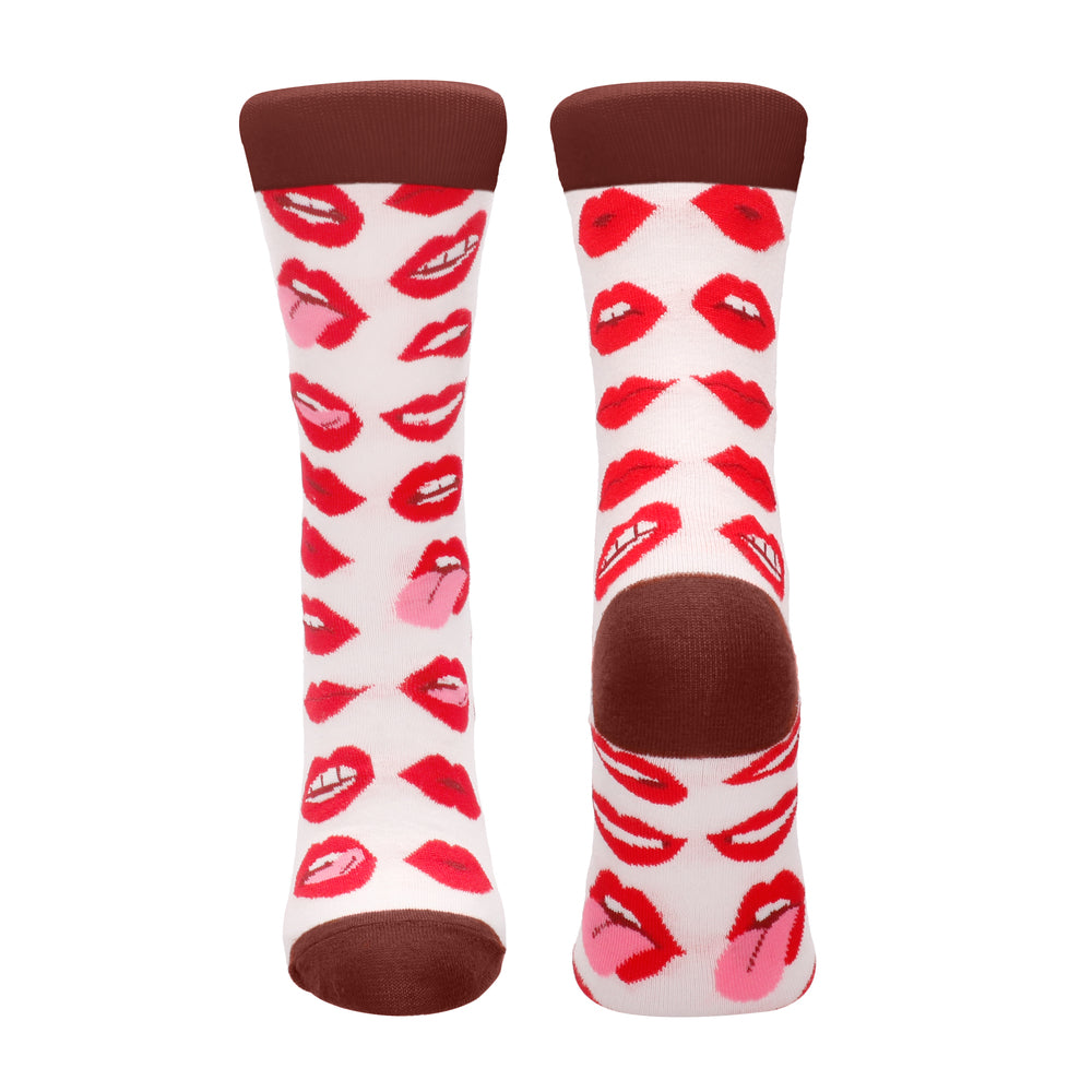 Calcetines sexys Lip Love talla 36 a 41