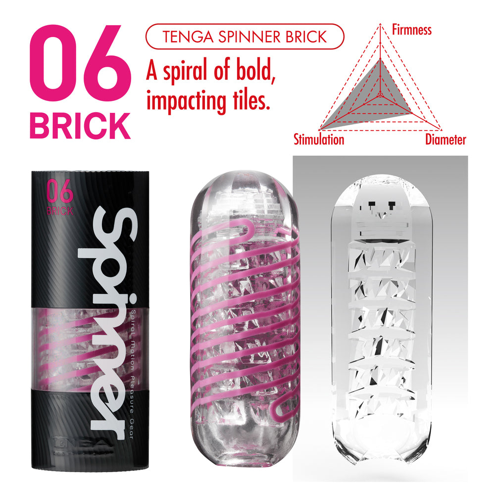 Masturbateur Tenga 06 Brick Spinner