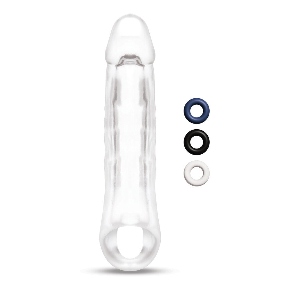 Extensor de pene transparente Size Up de 2 pulgadas