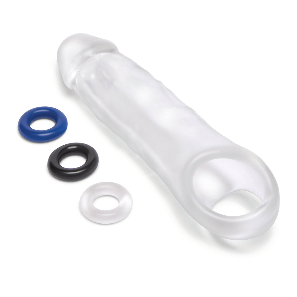 Extensor de pene transparente Size Up de 2 pulgadas