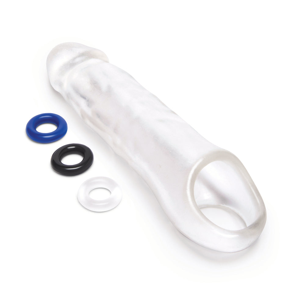 Extensor de pene transparente Size Up de 3 pulgadas