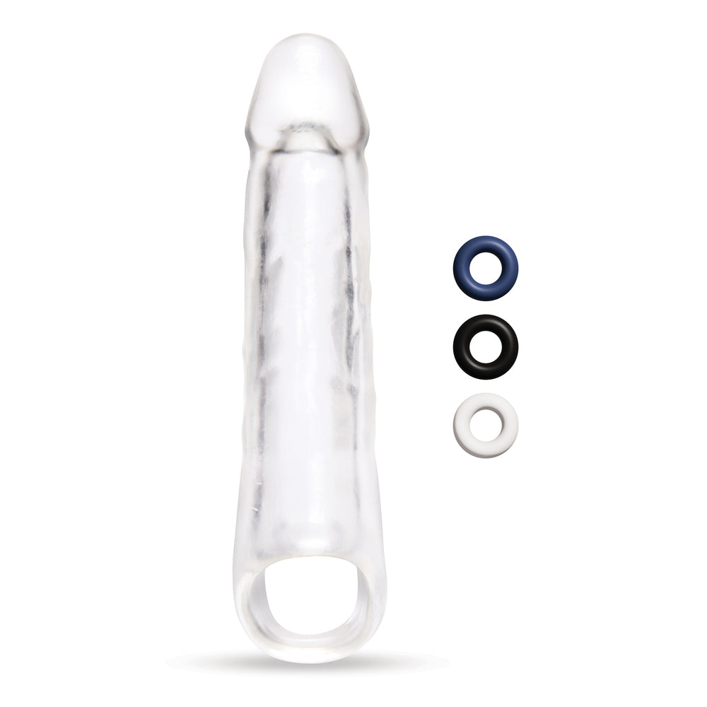 Extensor de pene transparente Size Up de 3 pulgadas