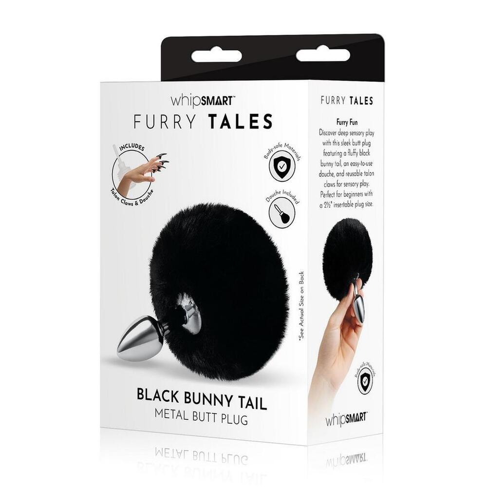 Plug anal queue de lapin noir Furry Tales