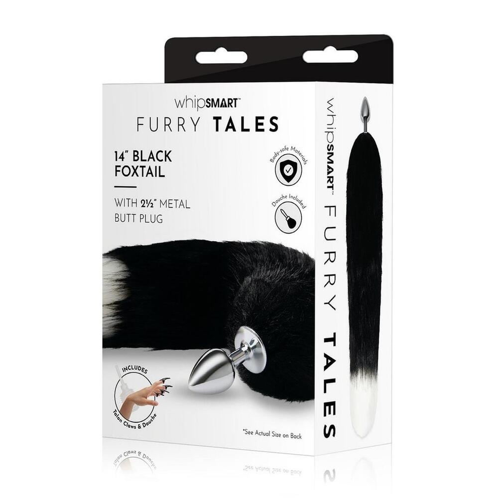 Plug anal en queue de renard noir Furry Tales