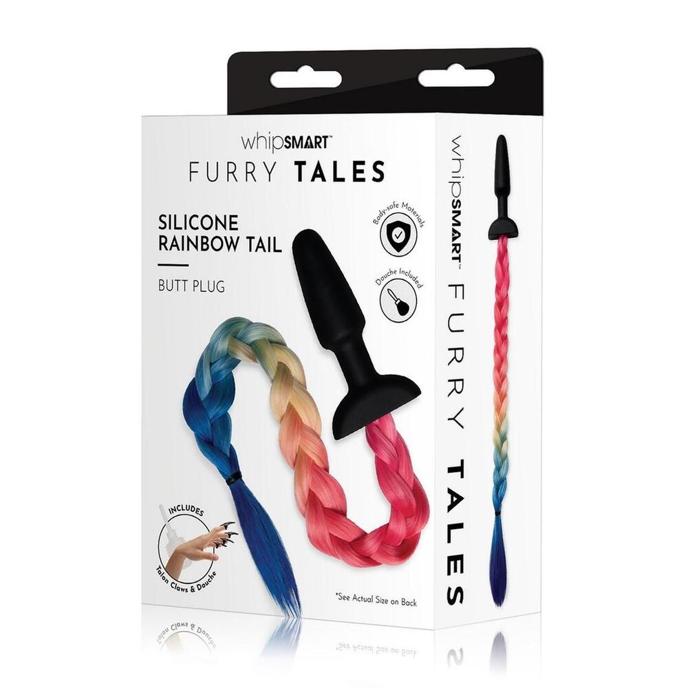 Plug anal queue arc-en-ciel Furry Tales