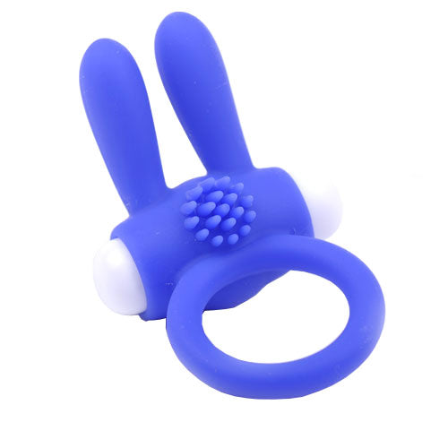 Anillo para el pene con orejas de conejo color azul