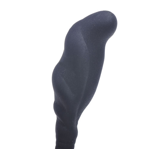 Exerciseur de prostate en silicone noir