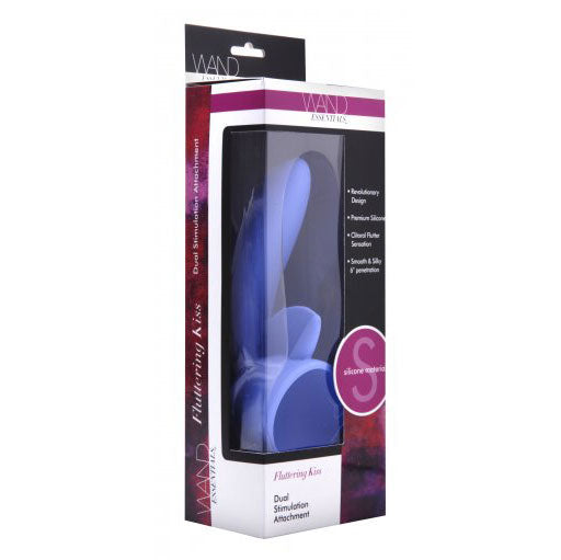 Accessoire de stimulation double Fluttering Kiss de Wand Essentials