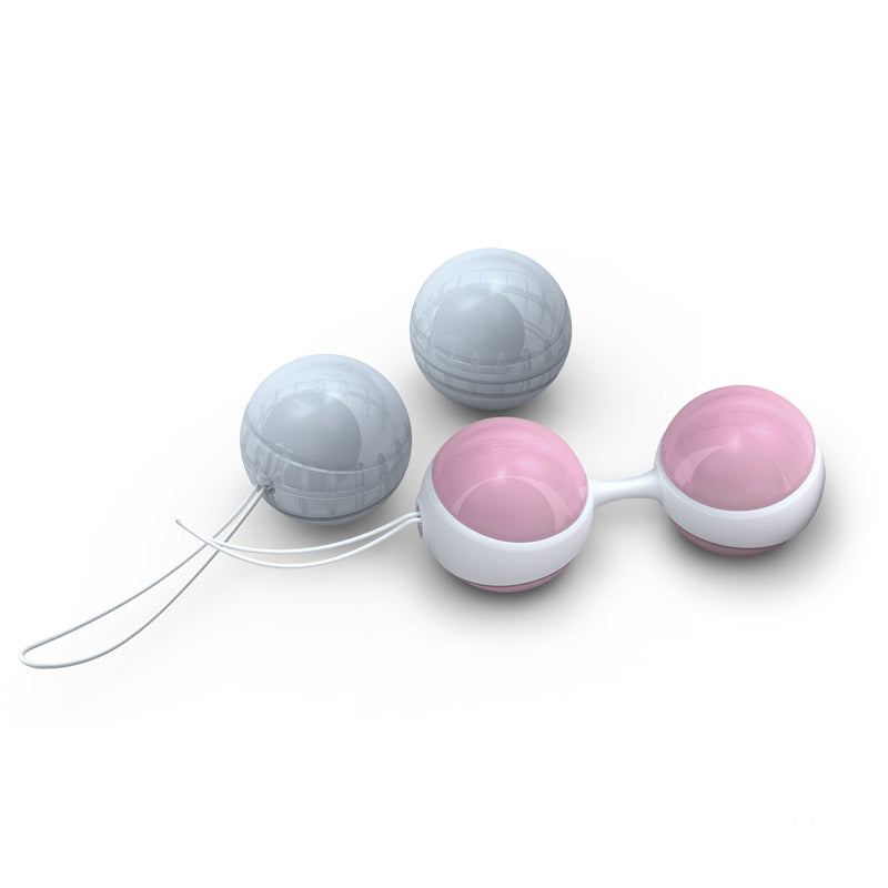 Perles Lelo Luna Mini Rose et Bleu