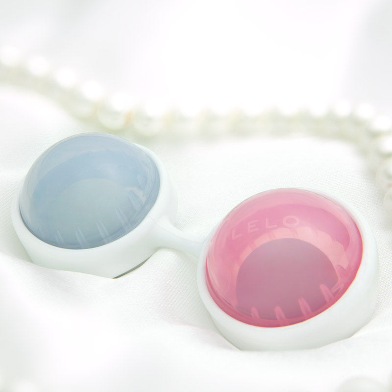 Lelo Luna Beads Mini Rosa y Azul