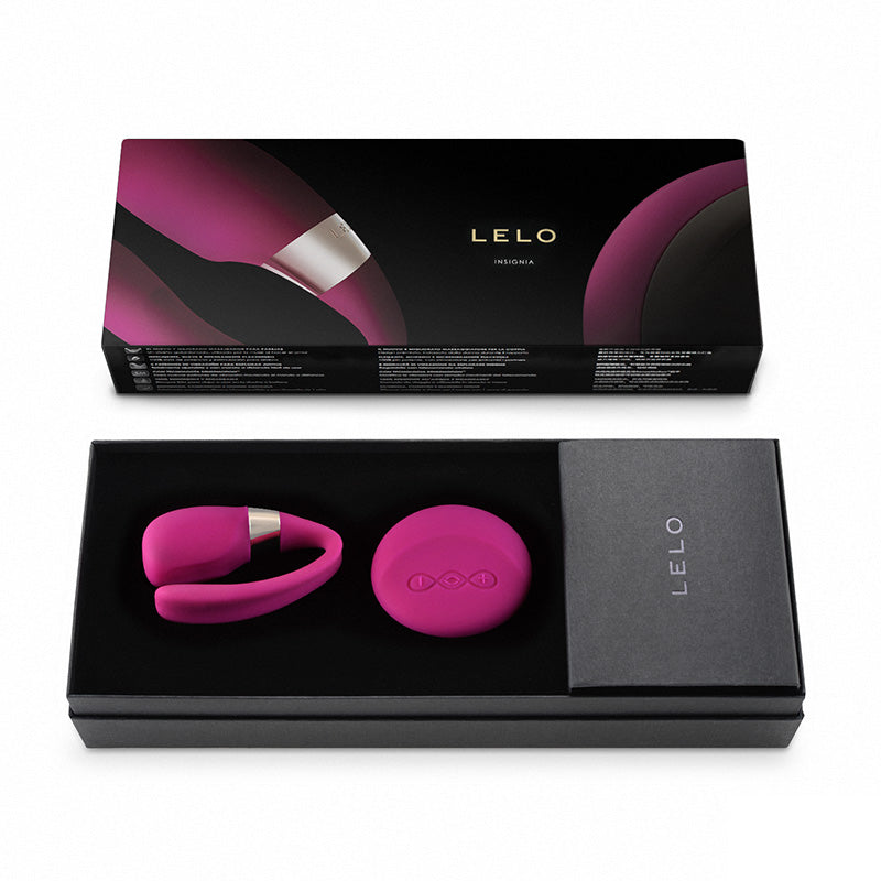 Masseur rechargeable de luxe Lelo Tiani 3 Cerise